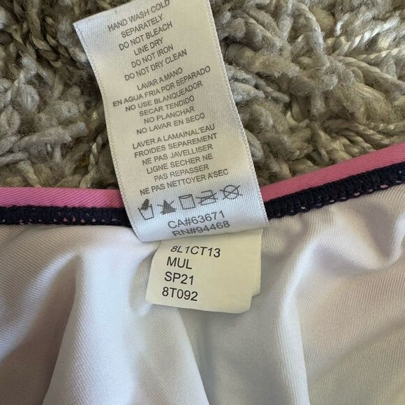 Nautica Cross Back One Piece Swimsuit in Castaway Size Large - Picture 7 of 7